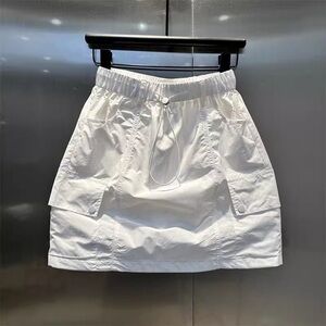 White Drawstring Skirt